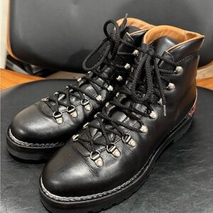 Ralph Lauren Purple Label Black Leather Boots US 10.5 men’s
